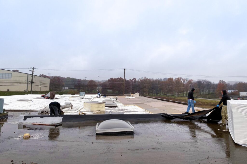 Flat Commercial Roofing​