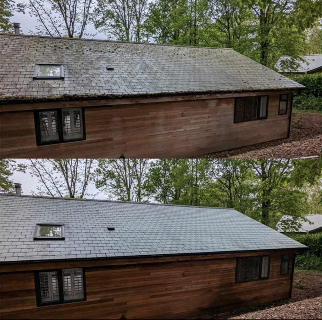 Power Wash Roof Cleaning​