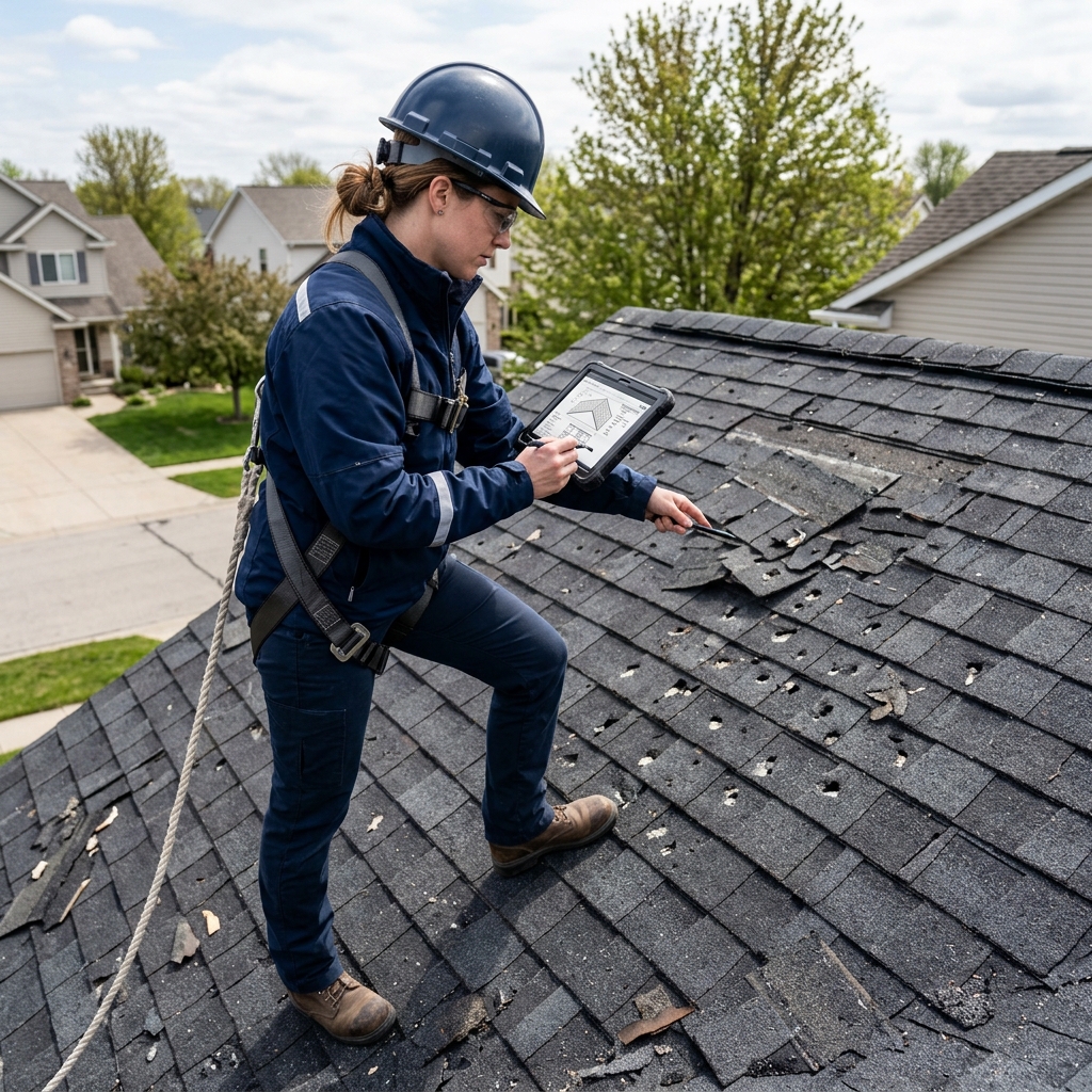 Insurance Claim Roof Repair